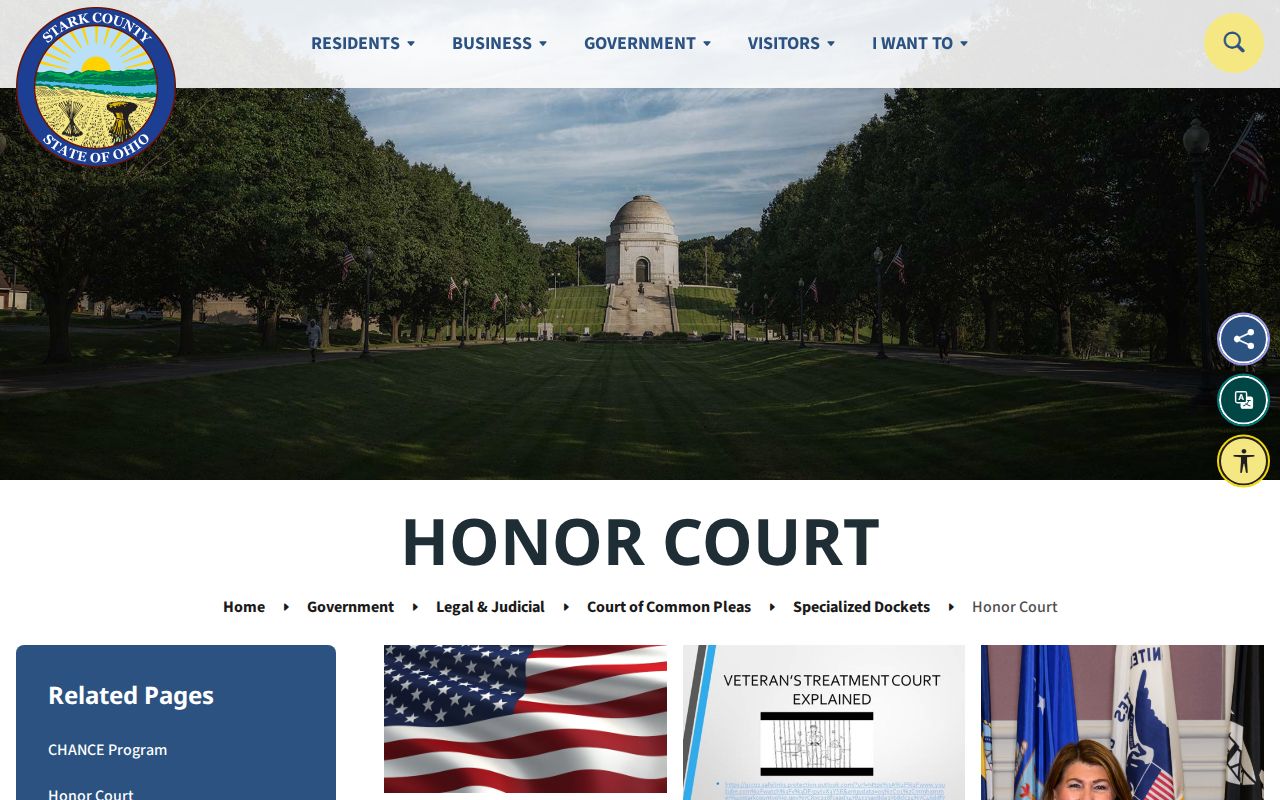 Stark County criminal docket Honor Court schedule