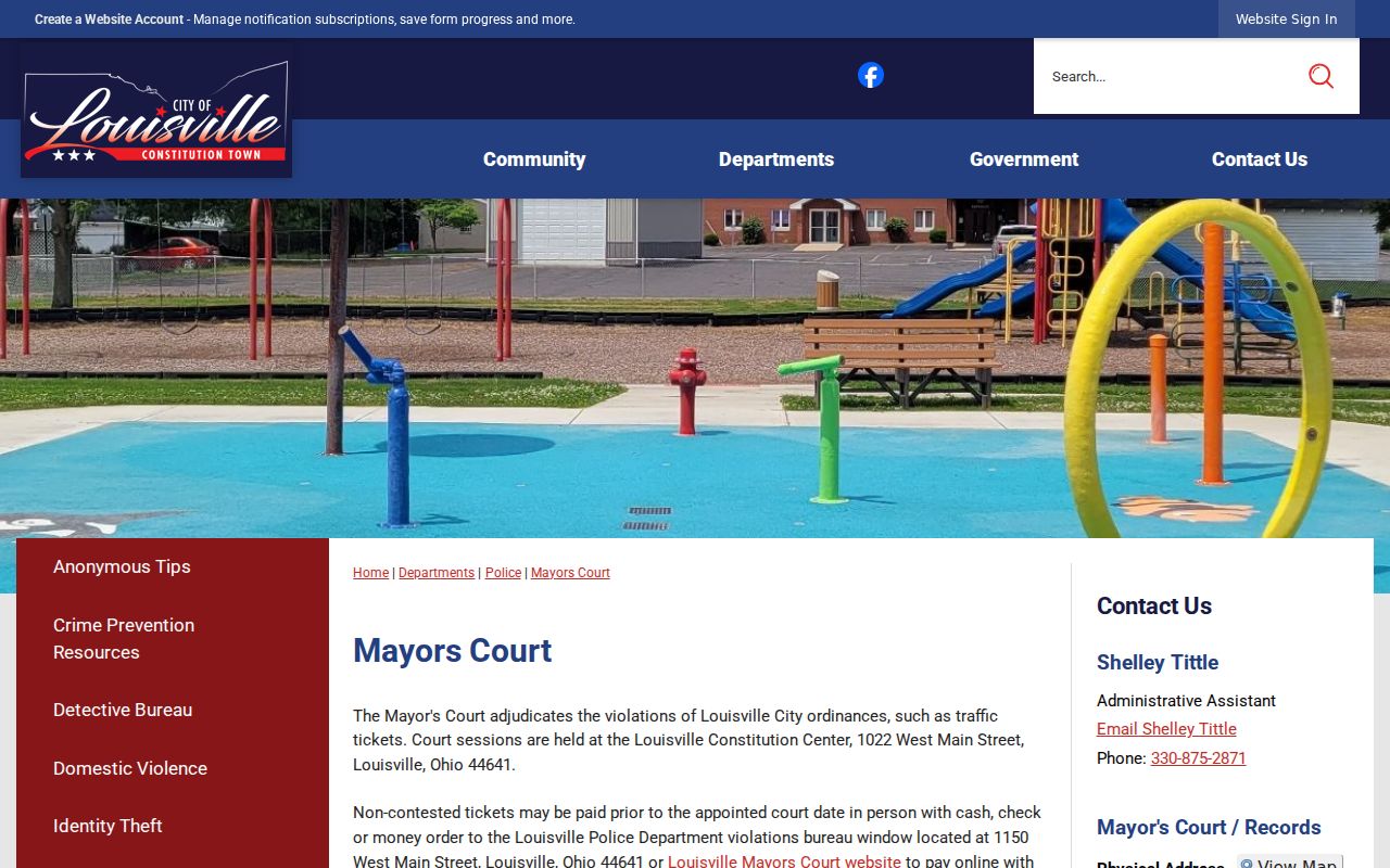 Louisville court docket route through the Mayor’s Court