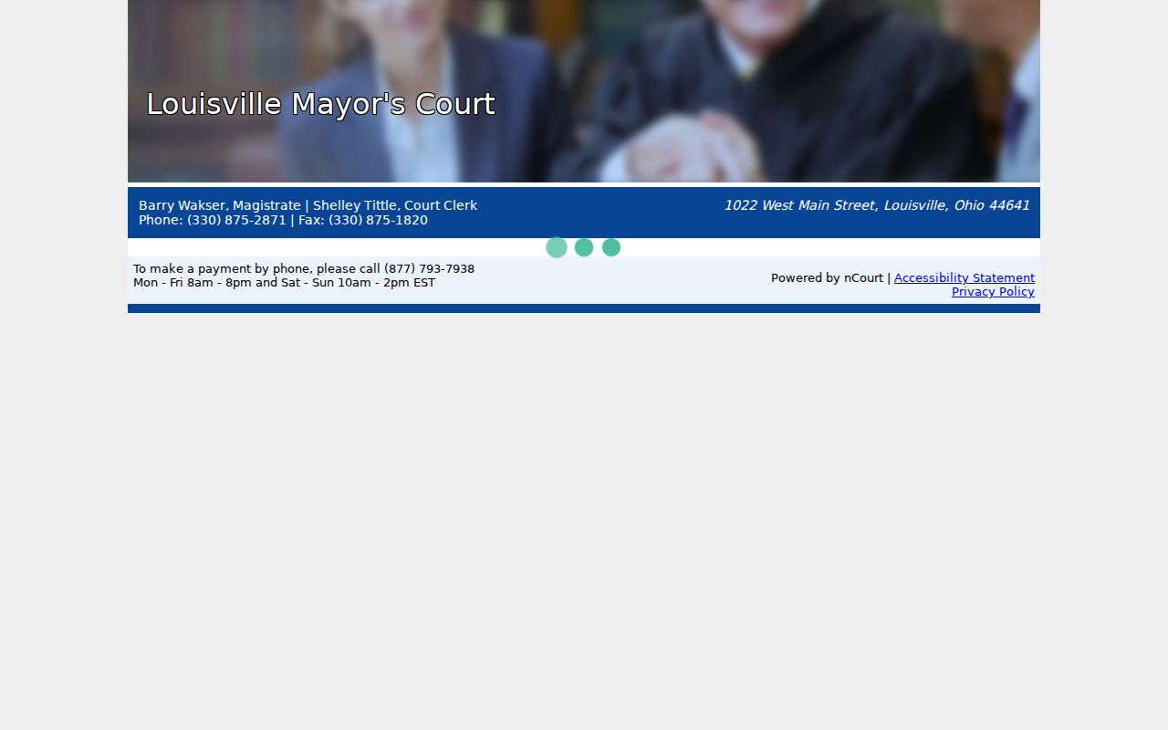 Louisville Mayor’s Court payment route distinguished from court docket search